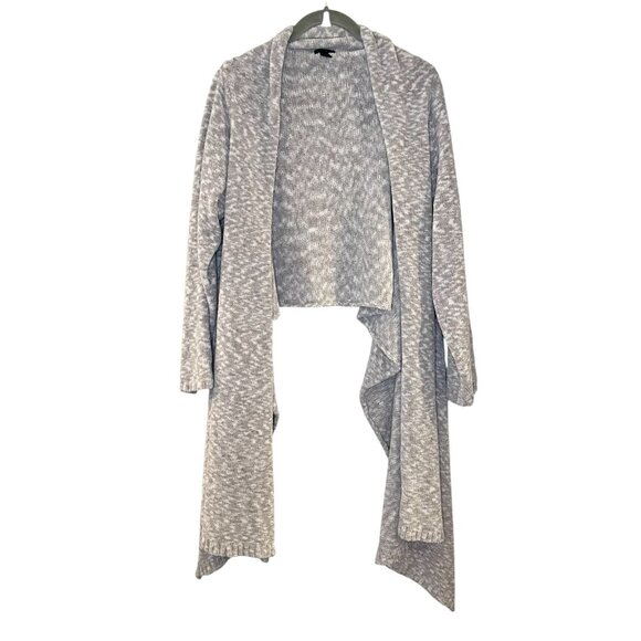 Soma L/XL Plush Blanket Texture Hi Lo Open Front Cardigan Cozy Lounge Stretchy - Picture 1 of 7